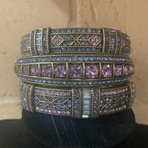 Heidi Daus set of 3 bracelets 🎊